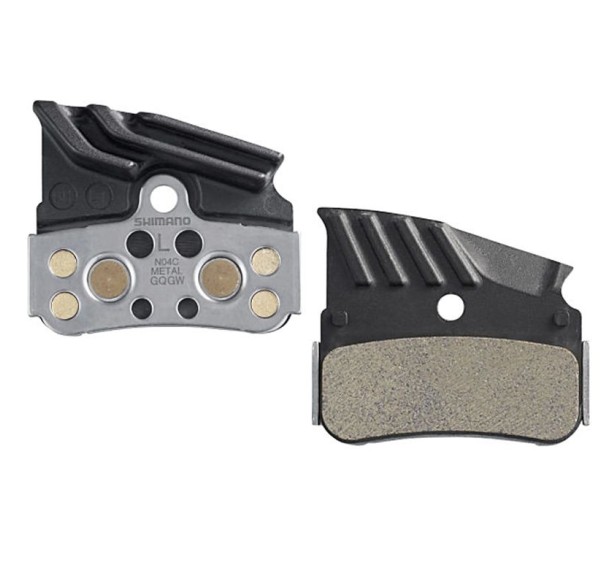 JUEGO DE PASTILLAS DE FRENO SHIMANO N03A ORGANICAS E-BIKE ALETA REFRIGERACION XTR/DEORE XT/SLX