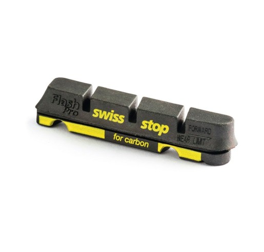 KIT 4 ZAPATAS SWISSSTOP FLASH NEGRO CARBONO