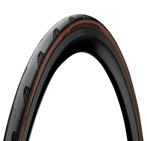 CUBIERTA CONTINENTAL GRAND PRIX 5000 S 700x25C TUBELESS READY PLEGABLE NEGRO/TRANSPARENTE 25-622