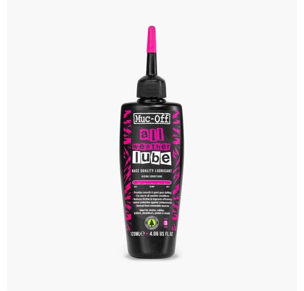 ACEITERA LUBRICANTE MUC-OFF CLIMA SECO/HUMEDO 120 ml (ALL WEATHER LUBE)