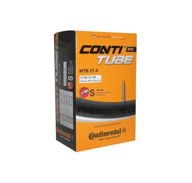 CAMARA CONTINENTAL MTB WIDE 27.5x 2.60-2.80 VALVULA PRESTA 42 mm (65-70-584)